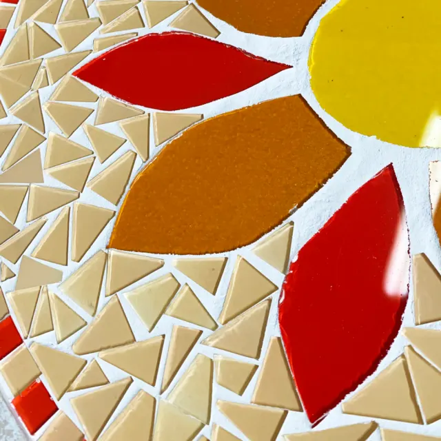 Centro De Mesa Bandeja Giratória Arte Em Vidro 43cm