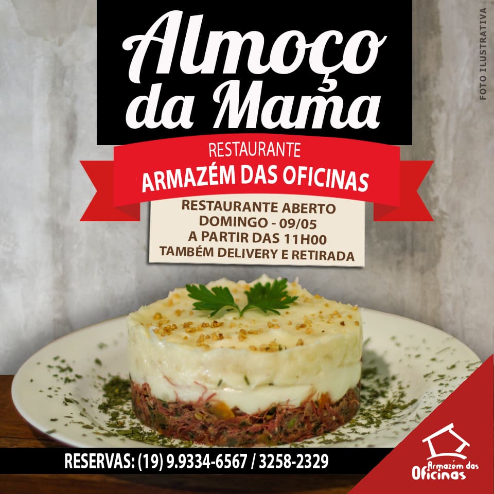 ALMOÇO DE DIA DAS MÃES EM SOUSAS E CAMPINAS