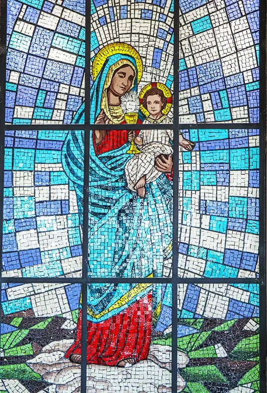 VITRAL PARA IGREJAS NOSSA SENHORA