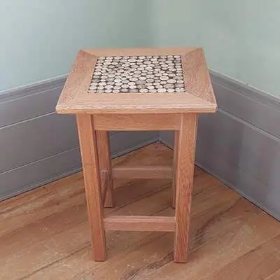 banqueta em madeira