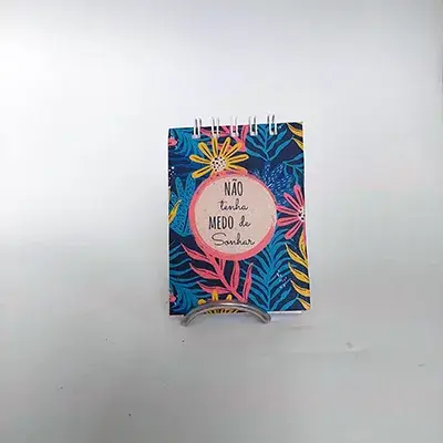 Bloco de anotações artesanal